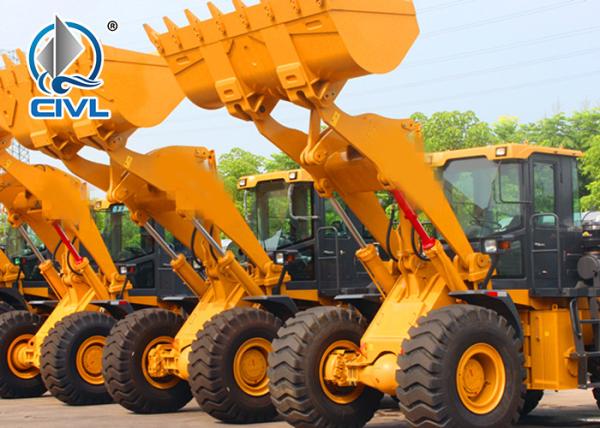 Weichai Engine XCMG Wheel Loader , Loading 3m3 5000kgs Bucket Volume CVZL50GN