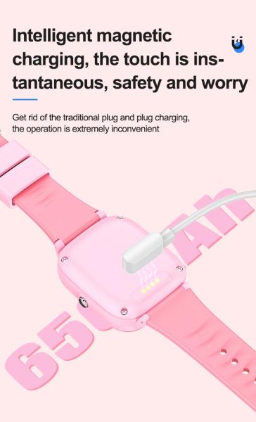 4G Sim Card GPS Positioning Watch SOS Phone Call Waterproof D38 Voice Monitoring HD Video Call