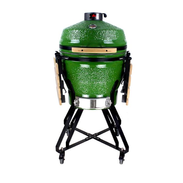 New Style KIMSTONE Kamado Grill Kimstone BBQ Grill 22inch Smoker Grill China Ceramic