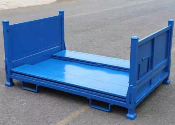 Large Steel Warehouse Stillages Container Pallet Cage For Lifting