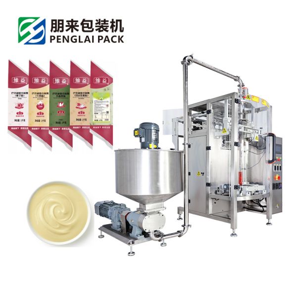 Multi Function Dipping Sauce Ketchup Sachet Jam Drink Glue Pate Beauty Wax Coconut Fruit Vacuum Filling Packing Machine