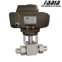 Valve à bille électrique à haute pression à double sens Valve à bille de soudage à fesse 1 2