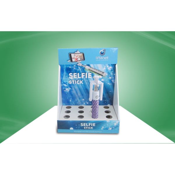 Подгонянные синью дисплеи Кунтертоп картона, собирают розничные встречные диспле