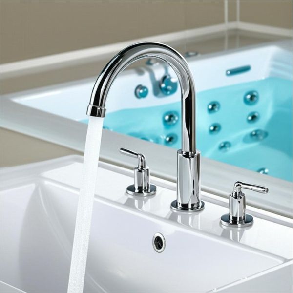 Upgrade Your Bathroom with Chrome Finish Faucets and Waist Jet SPA