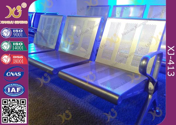 Heavy Duty Hospital Waiting Room Chairs Stainless Steel With Powder Coating