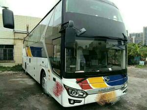 55 Seat Used Coach Bus Excellent Condition With Airbag Wechai 336 Engine