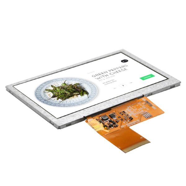4.3 дюймовый ЖК-ТФТ дисплей, 800х480, 24 битовый интерфейс RGB/40PIN, свободный угол просмотра