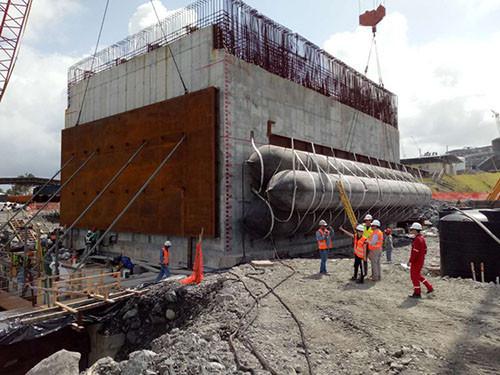 ISO9001 Prefabricated Caisson Ship Launching Airbags 6 Layer