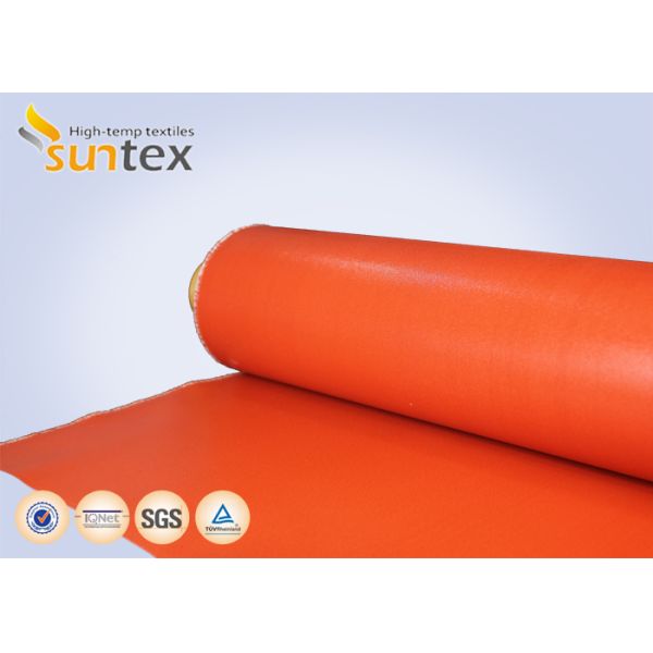 Покрашенная термоизоляция Фабри/силикон крышек пропитала ткань стеклоткани 