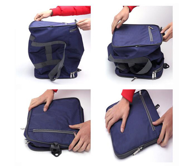 Waterproof Travel Duffel Bags With Wheels And Shoulder Straps Big Capacity