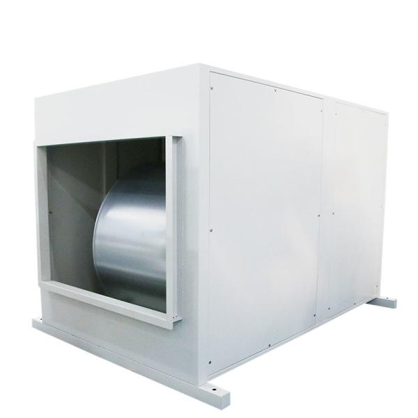 Ar do armário do ar fresco da ventilação do quarto desinfetado do filtro de duas fases que entrega a unidade AHU