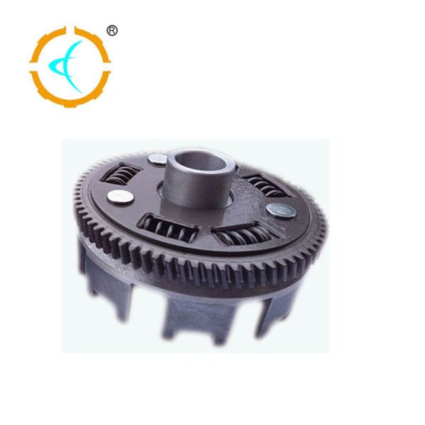 Silver 125cc Motorcycle Clutch Housing Assembly For BAJAJ 100 OEM Available