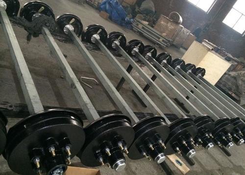 1840MM Semi Trailer Lift Axle Kit Hubs 150mm 7000 Lbs Round