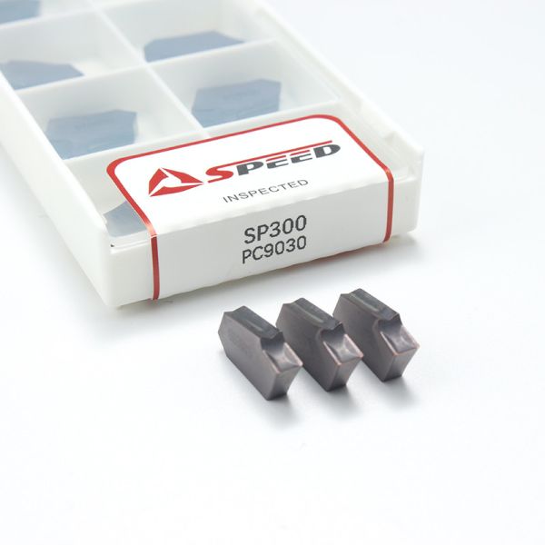 Insertos de sulcos de carburo de tungstênio SP200 SP300 SP400 SP500 para sulcos de precisão