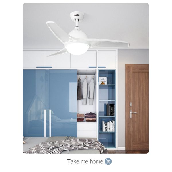 ceiling fan Мини цвет изменяя освещающ небольшой потолочный вентилятор приведенный со светлым и удаленным