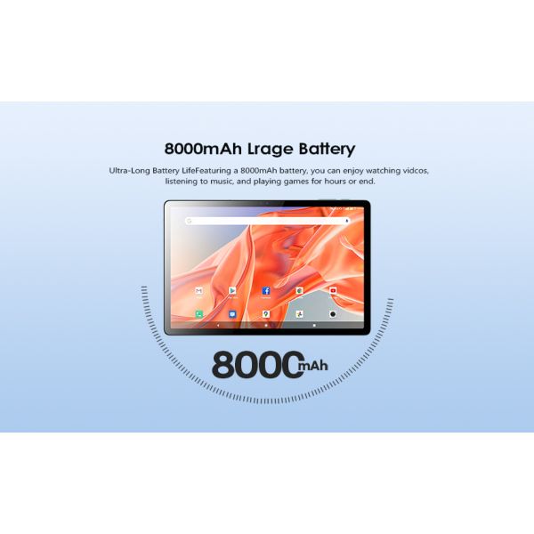 Kinstone 10.95 inch Andriod 15 Tablet PC 8000mAh, 1200*1920 FHD Incell, 6GB+128GB