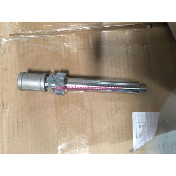 Stainless Steel Pond Fountain Accessories AC12V RGB Lighting 6.5m Spray Height