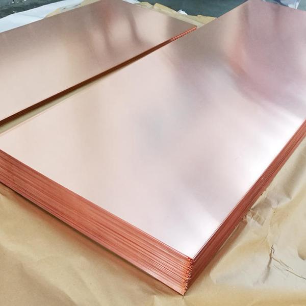 Industrial 1.5 Mm Copper Sheet , Pure Copper Plate ASTM C10100 C11000 C12000 Material