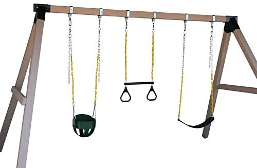 Серебряный финиш Swing Set Bracket со всем монтажным оборудованием Средний бракет