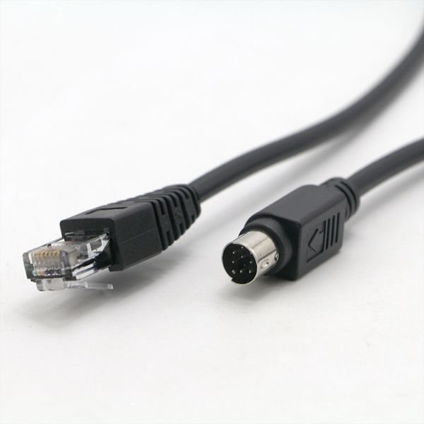 Cable de conector RJ45 a 8 pines de conector Mini Din