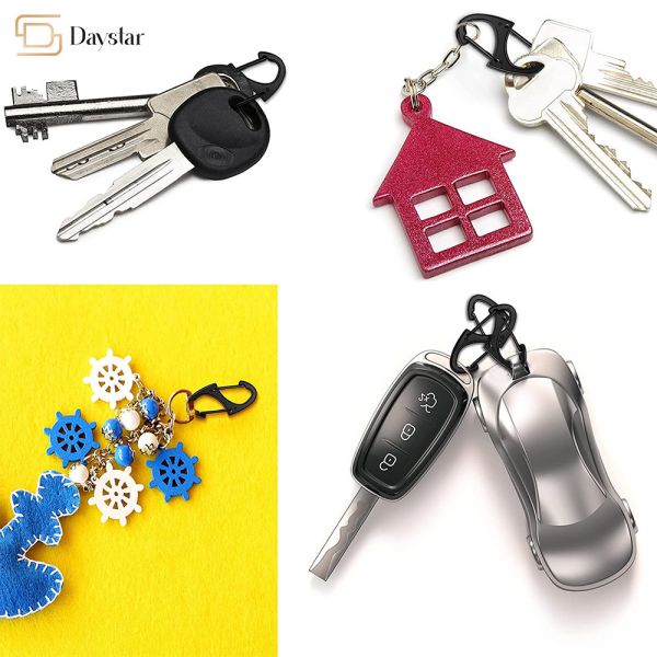 Крюки s весны ODM OEM щелчковые сформировали Carabiner для располагаясь лагерем рыбной ловли