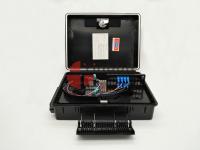 24 cajas de la terminación de Opitc de la fibra del cable de descenso de los corazones, 24 cubiertas de la caja PC+ABS del divisor de la fibra óptica del SC de las PC