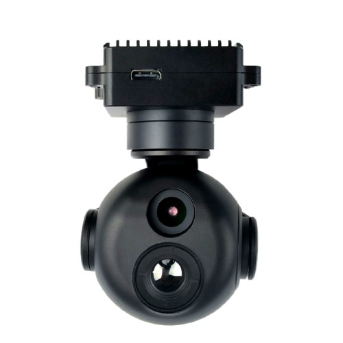 640×512 Resolution Thermal Imaging Gimbal Camera with Three-Axis Stabilization and AI Object Tracking