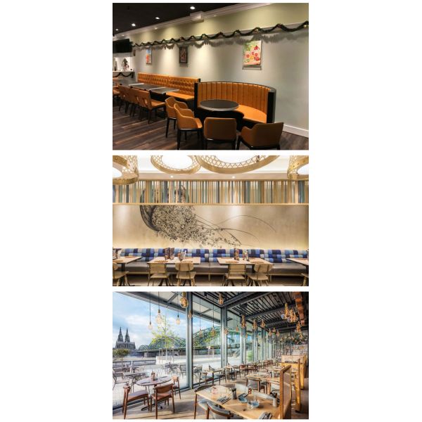 Luxury Interior Design Ideas Restaurant Furniture Steakhouse Booth Sofa Seating Hot Selling