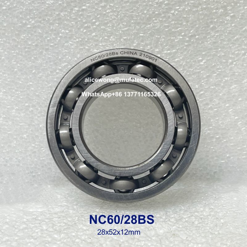 NC60/28BS new energy vehicle bearings 28x52x12mm