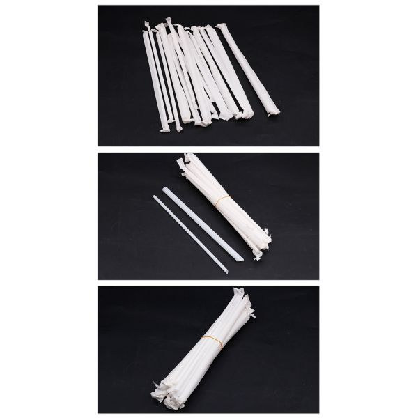 Drink And Milk Tea PLA Disposable Straws 6*230