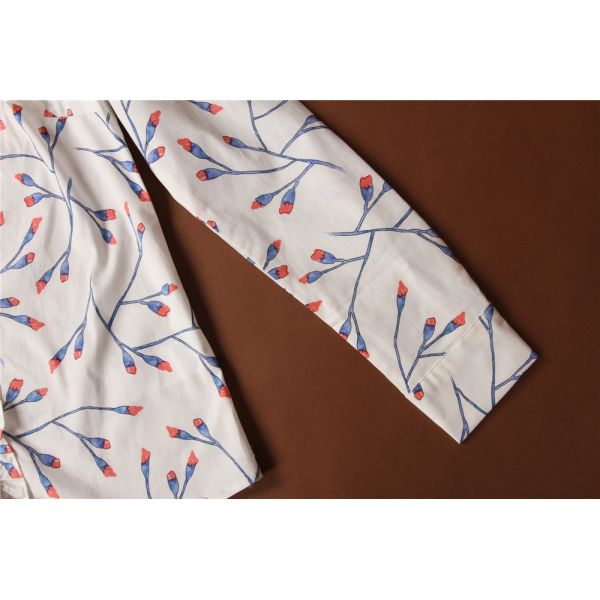 100% Cotton Stockpapa Womens Casual Print Shirts