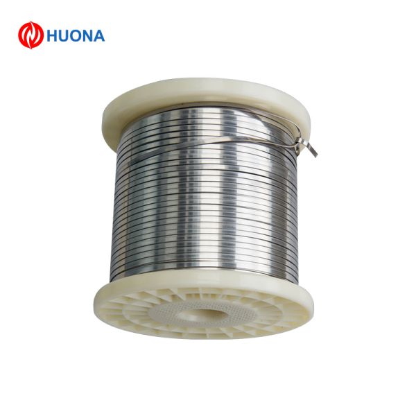 1J50 Soft Magnetic Alloy Flat Wire / FeNi50 Permalloy Flat Strip High Magnetic Permeability Low Coercivity Precision Flat Wire Magnetic Material for Transformer Core Magnetic Shielding Relay Sensor