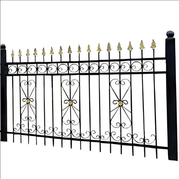 OEM ODM Design Galvanized Tubular Security Steel Fence