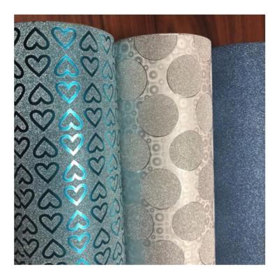 Safe Gold Glitter Lamination Film Roll Decorative CPP Metallized Film With Soft Hardness