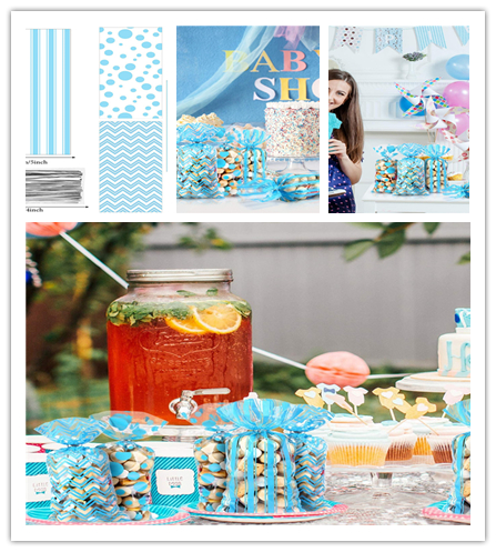 Ясная толщина полиэтиленовых пакетов 0.03mm OPP Resealable для конфеты