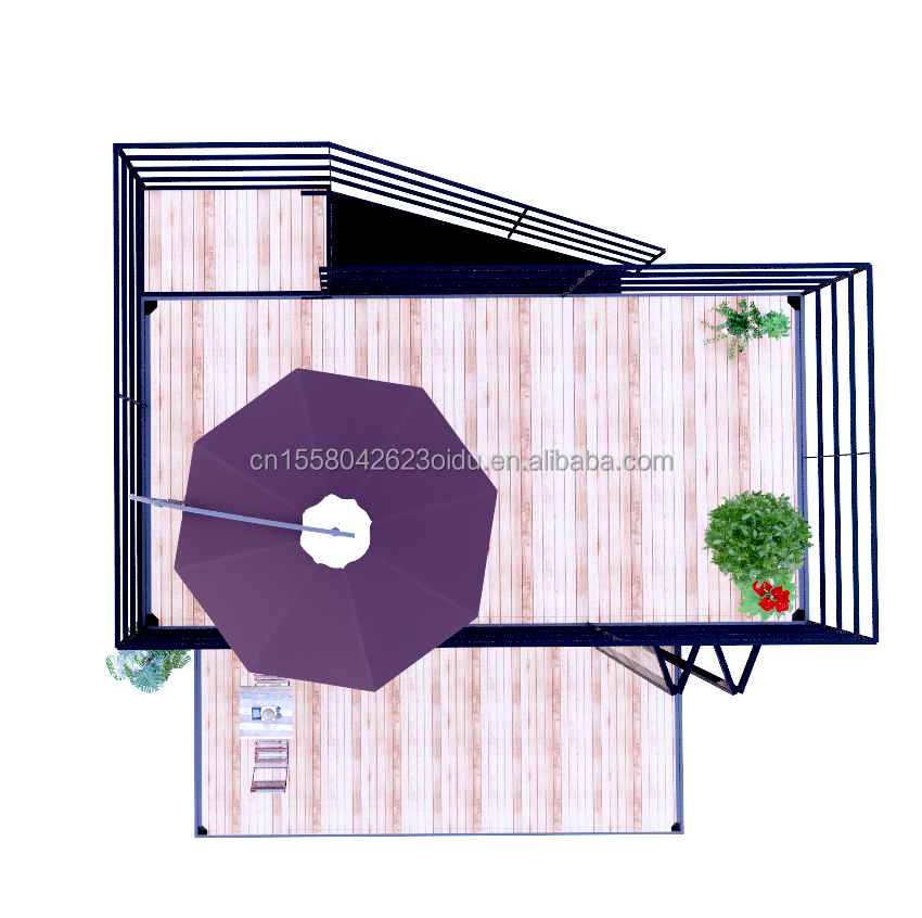 Casas de contenedores de lujo Apartamentos prefabricados modernos Villas y cabañas de madera