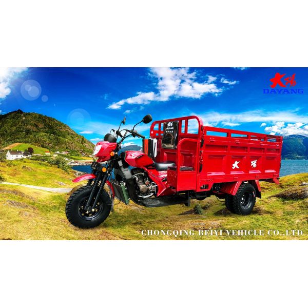 Chinese Manufacturers 300cc Self Loader Gas Powered Five Wheel Tricycle for Products