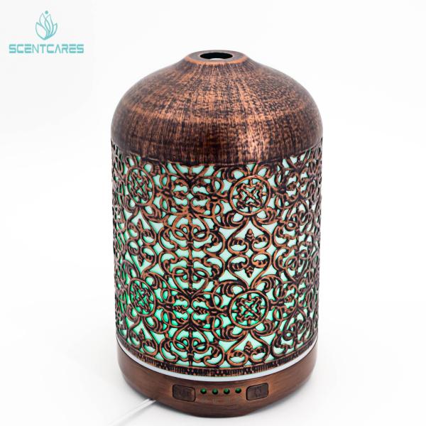 difusor ultrassônico do aroma do metal do óleo 260ml essencial