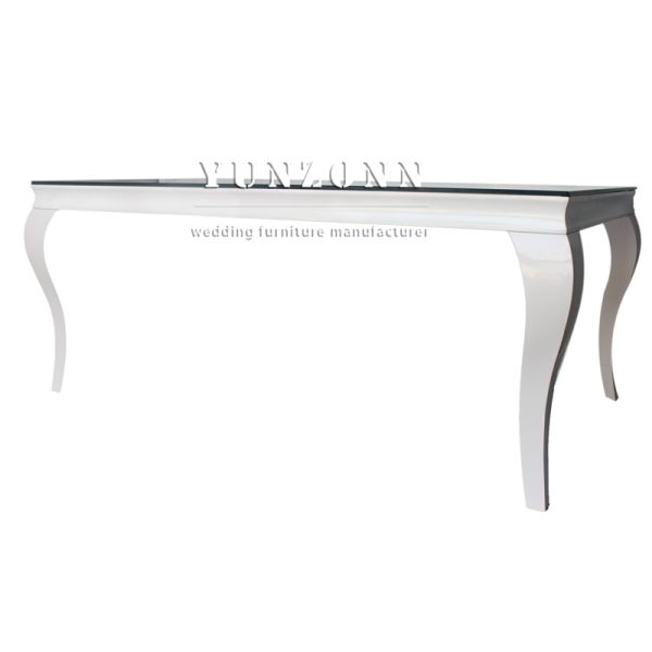 Wholesale Popular White Rectangular Table Wedding Dotel Table for Wedding Birthday Outdoor Events