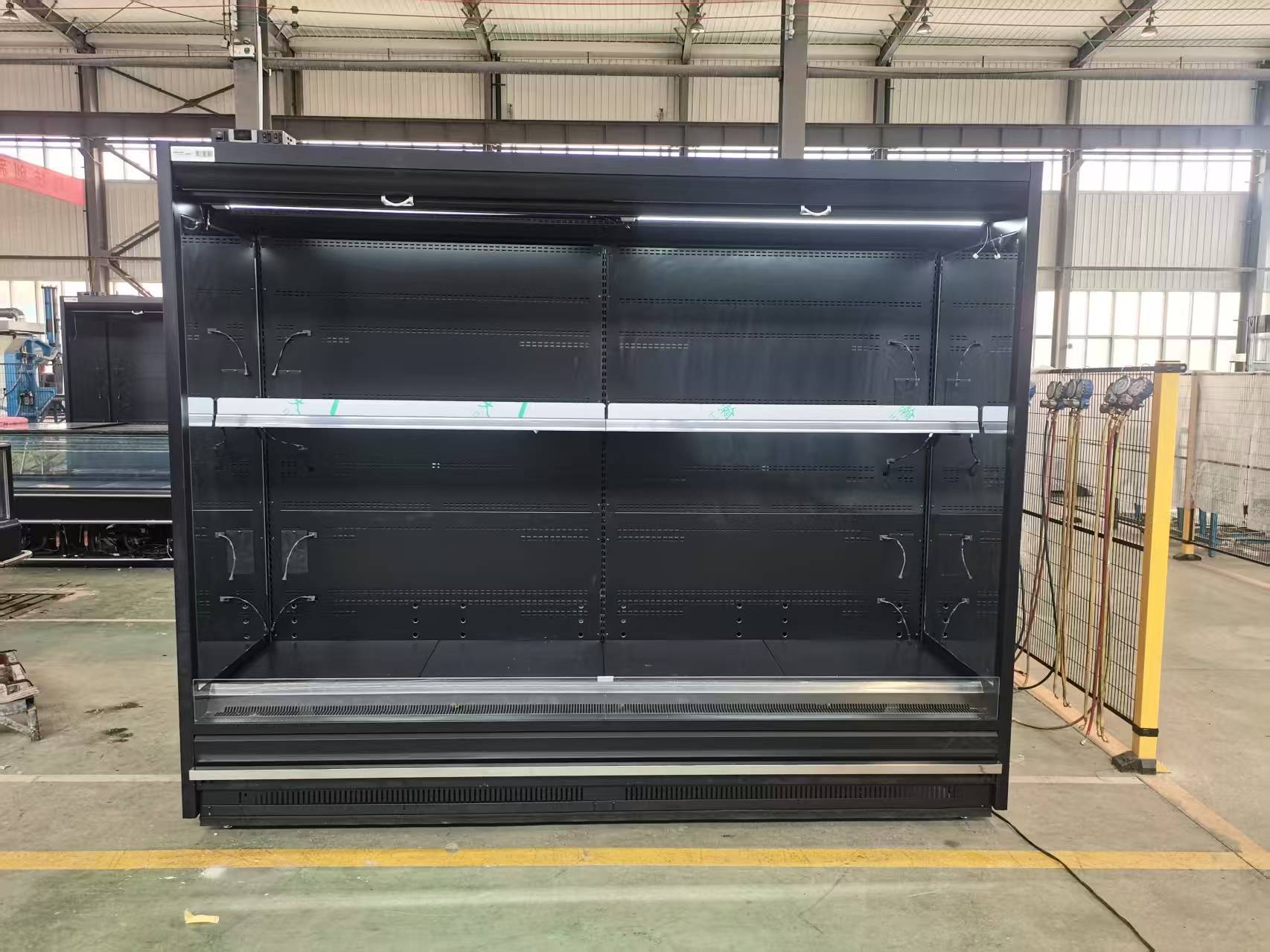 GAEA 2500mm Multideck Supermarket Display Refrigerator – 840mm Depth, 5 Shelves, LED, SAIWEI EC Fan, Dixell Thermostat, Night Blinds