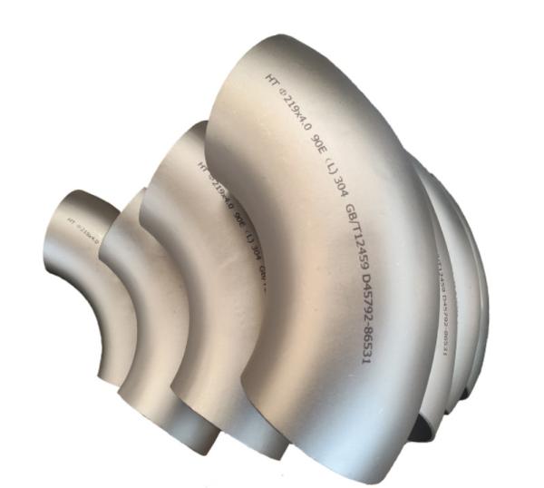 Seamless Stainless Steel Pipe Fittings ASME A234 WPB 6 Inch 90 Degree Long Radius Elbow
