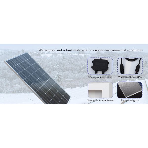 Модуль 12V 24V моно фотоэлектрической жесткой солнечной панели 300W 150W мощность