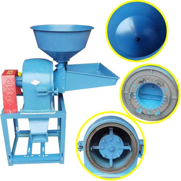 Triturador 480kg/H do milho da grão da maquinaria da fábrica de moagem 3kw de Yifeng agro