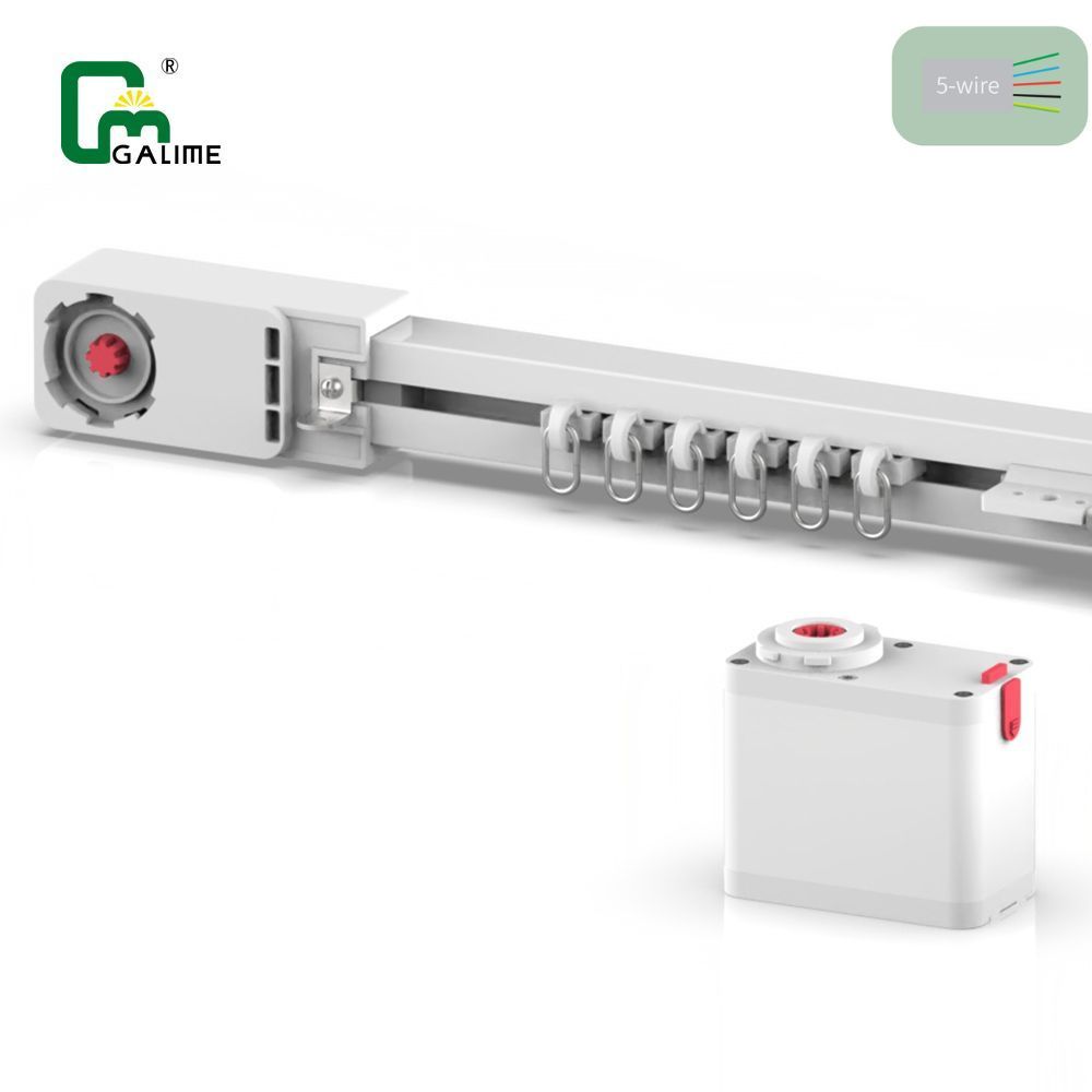 Phase Control 5-Wire Smart Curtain Motor for Hotel RCU & Commercial Projects