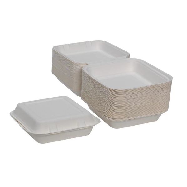 Microwavable Biodegradable коробки упаковки еды, изготовленная на заказ коробка раковины принимают вне