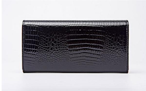 2016 new crocodile pattern leather Ms. leather wallet female long section of high-capacity double wallet