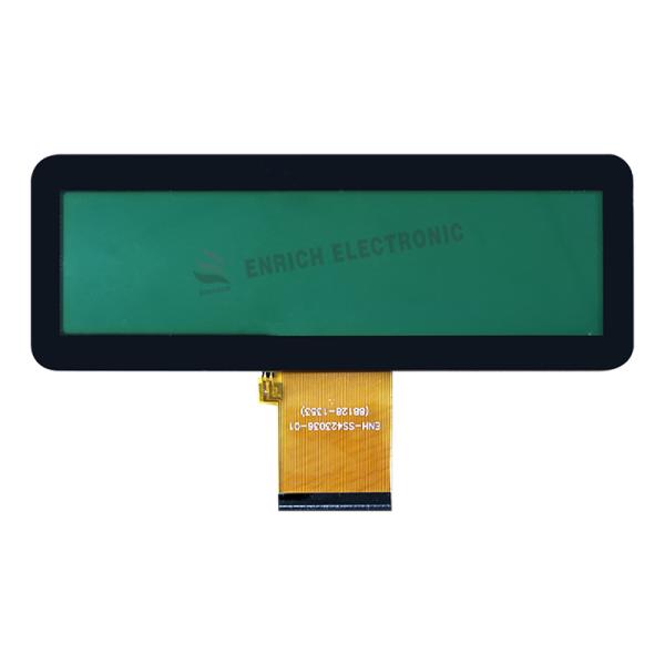 STN Transmissive Segment LCD Display with 12 0'clock Viewing Angle for Industrial Applications