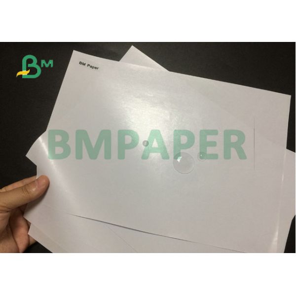 Resistance Water White 80gram 90gram PE Coated Paper Roll For Food Package