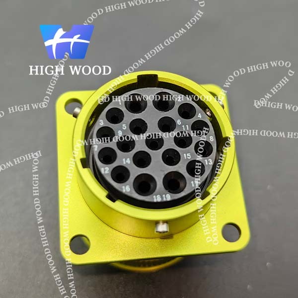 ZH23 Series Environmental Resistance Bayonet Electrical Connector , ZH23-19/24P