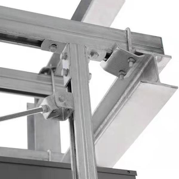 Hot Dipped Galvanized Steel Unistrut Channel Mounting Brackets / Supporting System